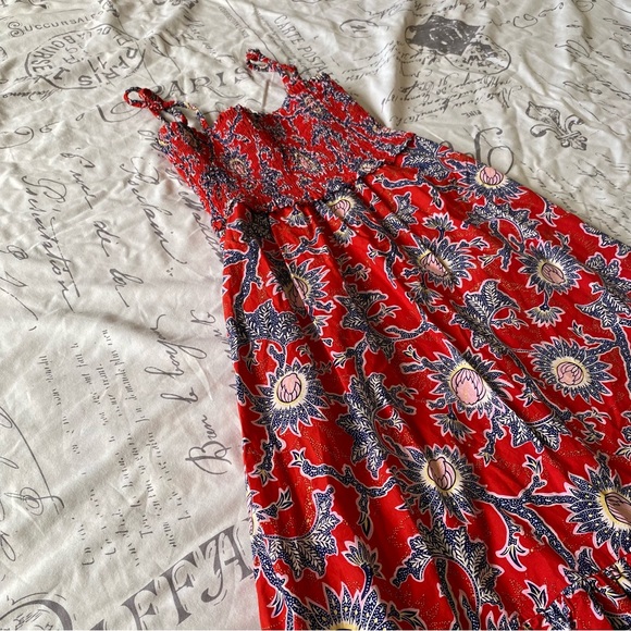 A.L.C Austyn cotton dress - size XS/2 - red with a floral pattern - Picture 3 of 7